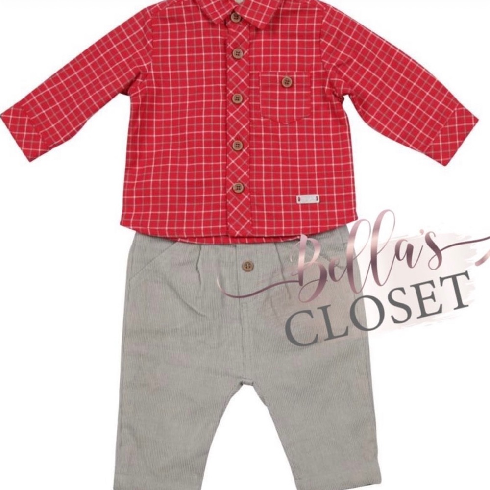 New with tag baby boys European 2pc set